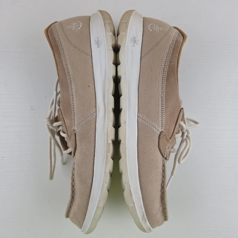 Skechers GoWalk On-The-Go Gen 5 Tan Boat Deck Casual Shoes Women's Size 8.5